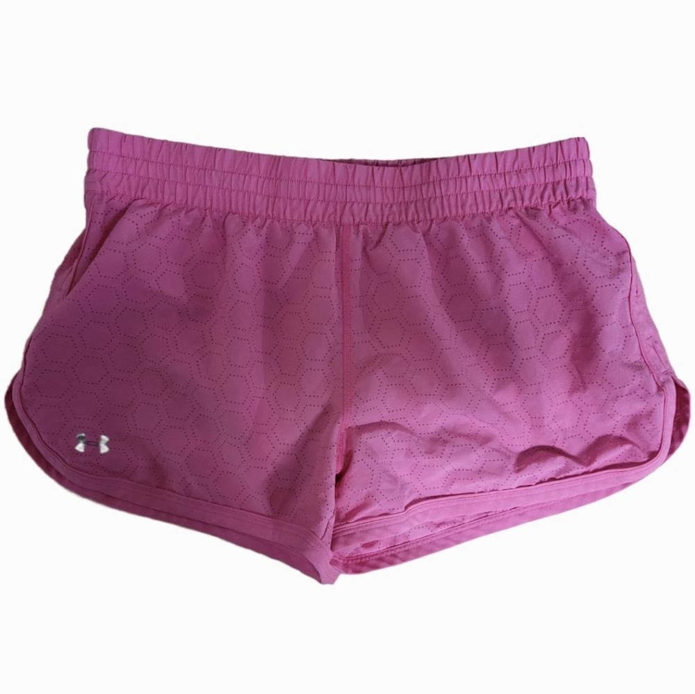 Under armor pink athletic shorts women's small